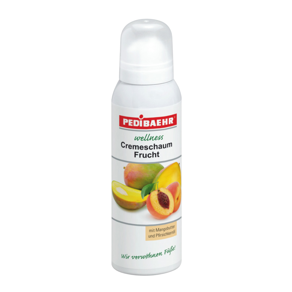 BAEHR Cremeschaum Frucht 125ml - Фруктова крем-пінка для ніг з олією манго та персика
